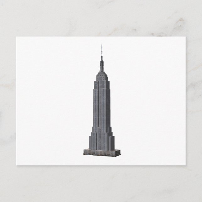 Cartão Postal Empire State Building: Nova Iorque: (Frente)