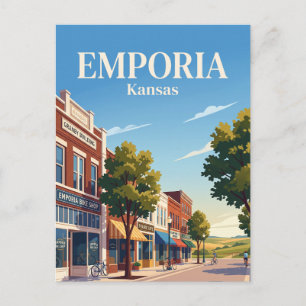 Cartão Postal Emporia, Kansas