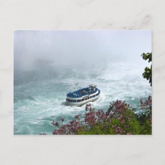 Cartão Postal Empregada doméstica do barco da névoa em Niagara