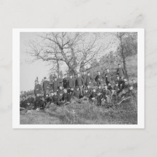 Cartão Postal Empresa C, 3ª Infantaria dos EUA em Fort Meade