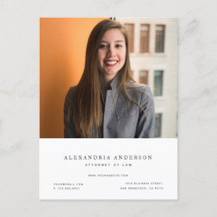 Cartão Postal Empresa de Fotografia Profissional de Advogado Min