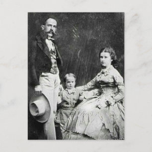 Cartão Postal Empress Elisabeth of Austria - Sissi, FJ & Rudolf