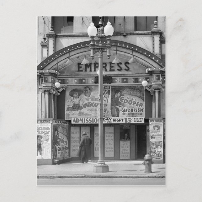 Cartão Postal Empress Movie Theater, 1939 (Frente)