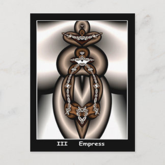 Cartão Postal Empress Tarot Card