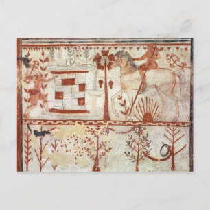 Cartão Postal Empurrada do Príncipe Troiano Troiano