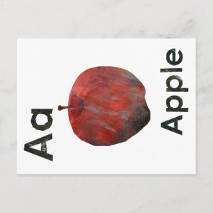 Cartão Postal En - Apple red