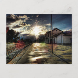 Cartão Postal En la estación