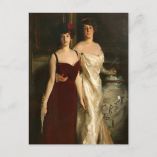 Cartão Postal Ena e Betty Daughs por John Singer Sargent