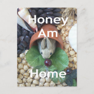 Cartão Postal Encantamento de coelho bonito