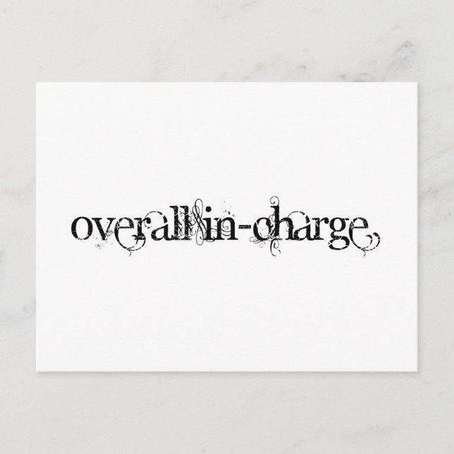 Cartão Postal Encargo geral (Frente)