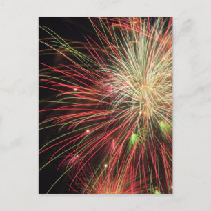 Cartão Postal Encerramento de fogos de artifício