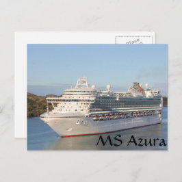 Cartão Postal Encerramento do navio cruzeiro do MS Azura em Antí