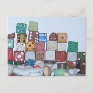 Cartão Postal Encontrados na Praia Encontrados Objetos