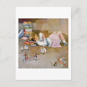 CARTÃO POSTAL ENCONTRANDO O PAÍS DAS MARAVILHAS