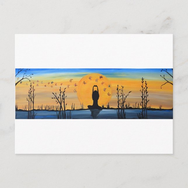 Cartão Postal Encontrando seu Zen (Frente)