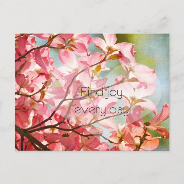 Cartão Postal Encontrar alegria (Frente)