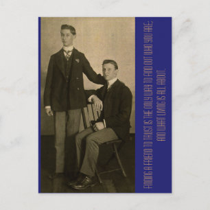 Cartão Postal Encontrar um amigo confiável é a única maneira 