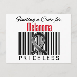 Cartão Postal Encontrar um Cura para Melanoma PRICELESS