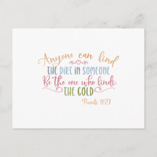 Cartão Postal Encontre A Sujeira Em Alguém Que Tenha Ideias Reli