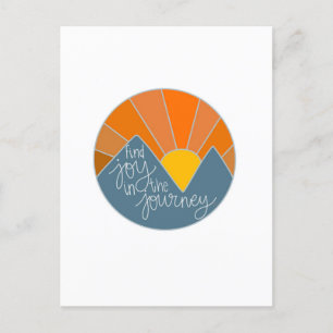 Cartão Postal Encontre alegria na jornada