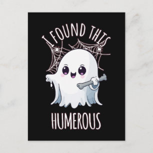 Cartão Postal Encontrei Este Úmero Engraçado Fantasma de Hallowe