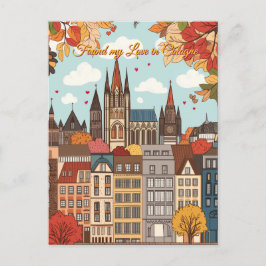 Cartão Postal Encontrei meu amor no Dia de os namorados de Colôn