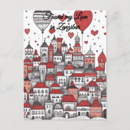 Cartão Postal Encontrei meu amor no Dia de os namorados Zanzibar
