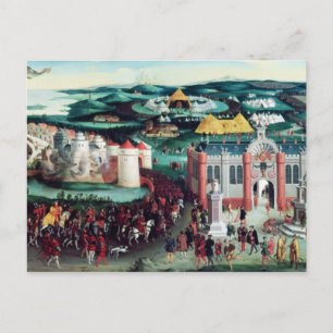 Cartão Postal Encontro no Campo do Vestuário do Dourado