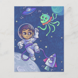 Cartão Postal Encontros de Espaço