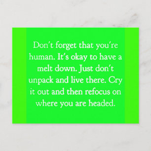 CARTÃO POSTAL ENCORAJAMENTO COTAS ACONSELHAMENTO ESCOLHAS MOTIVA