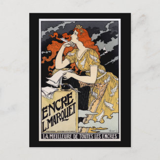 Cartão Postal Encre L. Marquet, Eugène Grasset