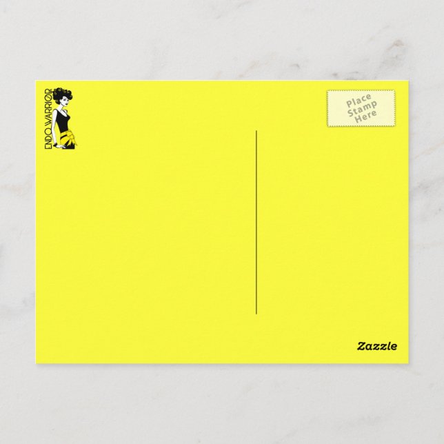 Cartão postal ENDO WARRIOR (Verso)