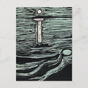 Cartão Postal Endvard Munch Mystical Shore