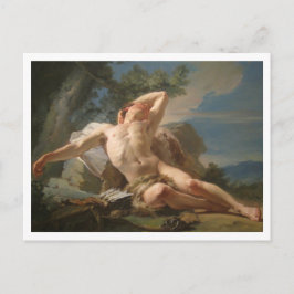 Cartão Postal Endymion de dormir por Nicolas Brenet