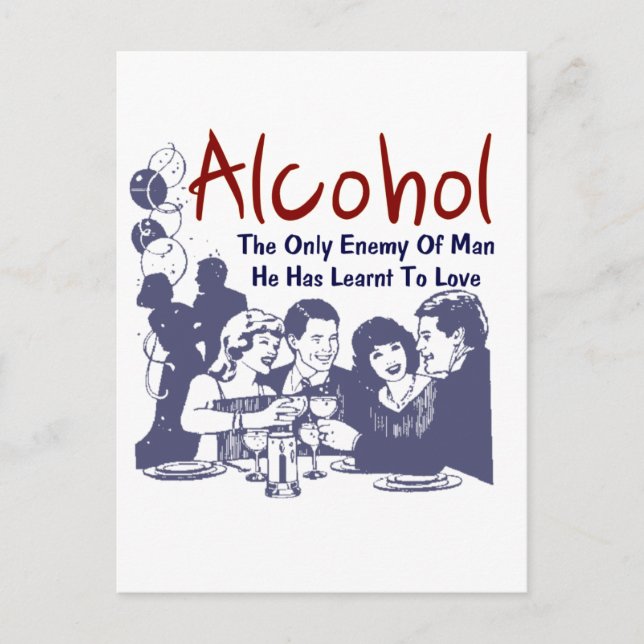 Cartão Postal Enemy Alkohol (Frente)