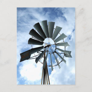 Cartão Postal Energia do alternativo - Energia do moinho de pino
