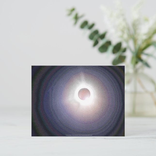 Cartão Postal Energia Eclipse (Em pé/Frente)