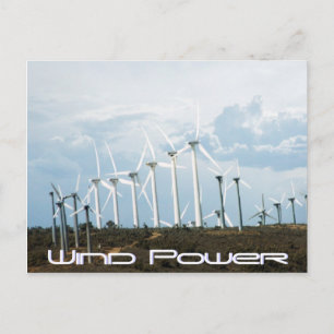 Cartão Postal Energia eólica