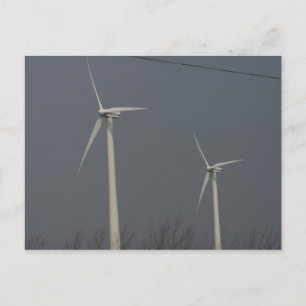 Cartão Postal Energia eólica em Minnesota e Dakota do Sul