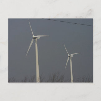 Cartão Postal Energia eólica em Minnesota e Dakota do Sul