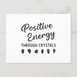 Cartão Postal Energia Positiva Do Cristal Através Do Healer De 