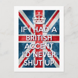 Cartão Postal Ênfase Britânica