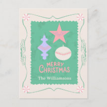 Enfeite de Natal de Açúcar Personalizável Editável