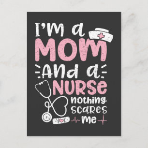 Cartão Postal Enfermagem   Sou Mãe E Enfermeira
