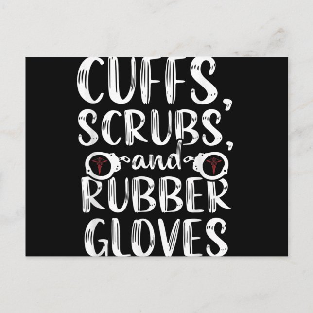 Cartão Postal Enfermeira Corretiva RN Enfermagem Médica (Frente)