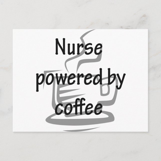 CARTÃO POSTAL ENFERMEIRA DE CAFÉ (Frente)