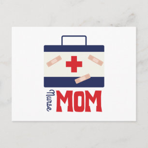 Cartão Postal Enfermeira mãe