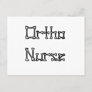 Cartão Postal Enfermeira Ortho