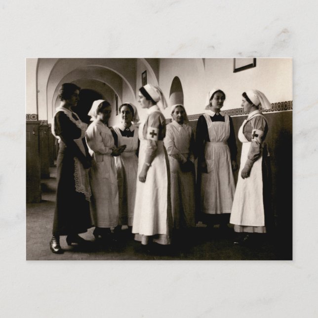 Cartão Postal Enfermeiras Alemãs WI (Frente)