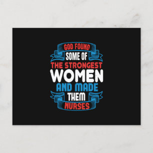 Cartão Postal Enfermeiras de Corona - Deus Encontrou Mulheres Fo